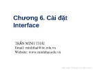 Bài giảng Lập trình hướng đối tượng (Dùng C#): Chương 6 - Trần Minh Thái