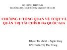 Bài giảng Tài chính quốc tế: Chương 1 - Đoàn Thị Thu Trang