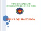 Bài giảng Phân loại hàng hóa