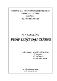 Tập bài giảng Pháp luật đại cương