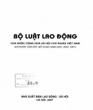 Tìm hiểu Bộ luật lao động của nước Cộng hòa xã hội chủ nghĩa Việt Nam: Phần 1