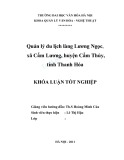 Khóa luận tốt nghiệp: Quản lý du lịch làng Lương Ngọc, xã Cẩm Lương, huyện Cẩm Thủy, tỉnh Thanh Hóa