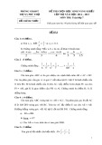 Đề thi chọn học sinh năng khiếu cấp thị xã Phú Thọ có đáp án môn: Toán lớp 7 (Năm học 2014-2015)