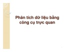 Bài giảng Thống kê máy tính: Phân tích dữ liệu bằng công cụ trực quan - Lê Phong