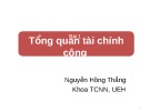 Bài giảng Tài chính công: Bài 1 - Nguyễn Hồng Thắng