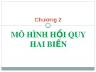 Bài giảng Kinh tế lượng: Chương 2 - Trần Thị Tuấn Anh