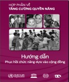 Quyển 6 Hợp phần về tăng cường quyền năng - Hướng dẫn phục hồi chức năng dựa vào cộng đồng: Phần 1