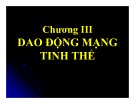 Bài giảng Cơ sở vật lý chất rắn: Chương 3 - ThS. Vũ Thị Phát Minh