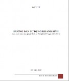 Kỹ thuật sử dụng kháng sinh: Phần 2