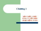 Bài giảng Chương 1: Bản chất, chức năng và tổ chức hoạt động TCDN