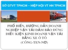 Bài giảng Phổ biến, hướng dẫn doanh nghiệp vận tải đảm bảo đúng điều kiện kinh doanh vận tải bằng xe ôtô (công - ten - nơ)