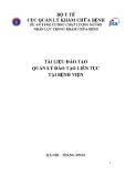Tài liệu đào tạo quản lý đào tạo liên tục tại bệnh viện