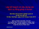 Báo cáo Lập kế hoạch và xây dựng các dịch vụ lồng ghép ở Israel - GS. Ariela Lowenstein