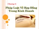 Bài giảng Chương 8: Pháp luật về hợp đồng trong kinh doanh