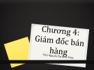 Bài giảng Quản trị bán hàng: Chương 4 - ThS. Nguyễn Thị Bích Trâm (17tr)