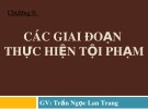 Bài giảng Luật Hình sự: Chương 9 - Trần Ngọc Lan Trang