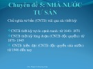 Bài giảng Chuyên đề 5: Nhà nước tư sản - ThS. Phạm Thị Phương Thảo