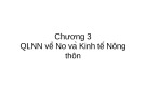 Bài giảng Chương 3: Quản lý nhà nước về nông nghiệp và kinh tế nông thôn