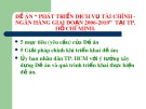 Đề án: Phát triển dịch vụ tài chính - ngân hàng giai đoạn 2006-2010 tại Tp. Hồ Chí Minh