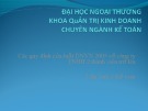 Bài giảng Các quy định của luật DNVN 2005 về công ty TNHH 2 thành viên trở lên - ĐH Ngoại thương