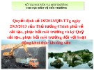 Bài giảng Quyết định số 18/2013/QĐ-TTg