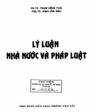 Hệ thống Lý luận nhà nước và pháp luật: Phần 1