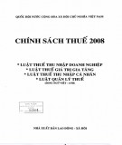 Hệ thống Chính sách thuế 2008: Phần 1