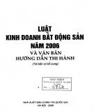 Văn bản hướng dẫn thi hành Luật kinh doanh bất động sản năm 2006: Phần 2