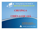 Bài giảng Chương 6: Chiến lược giá - ThS. Đỗ Khắc Xuân Diễm