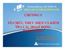 Bài giảng Chương 9: Tổ chức, thực hiện và kiểm tra các hoạt động marketing - ThS. Đỗ Khắc Xuân Diễm