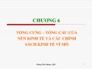 Bài giảng Kinh tế học đại cương - Chương 6: Tổng cung – Tổng cầu của nền kinh tế và các chính sách kinh tế vĩ mô