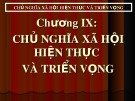 Bài giảng Những nguyên lý cơ bản của Chủ nghĩa Mác-Lênin: Chương 9 - ThS. Nguyễn Thị Huệ