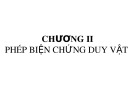 Bài giảng Những nguyên lý cơ bản của Chủ nghĩa Mác-Lênin: Chương 2.1 - ThS. Nguyễn Thị Huệ