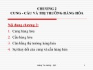 Bài giảng Kinh tế học đại cương - Chương 2: Cung cầu và thị trường hàng hóa