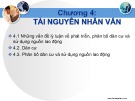 Bài giảng Địa lý kinh tế: Chương 4 - Hoàng Thu Hương