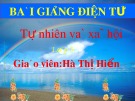 Bài giảng Tự nhiên và xã hội lớp 3: Phòng cháy khi ở nhà