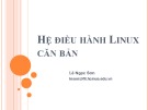 Bài giảng Hệ điều hành Linux căn bản: Chương 11 - Lê Ngọc Sơn (tt)