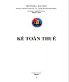 Giáo trình Kế toán thuế (Giáo trình đào tạo từ xa): Phần 1