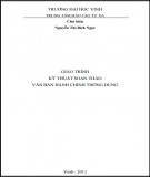 Giáo trình Kỹ thuật soạn thảo văn bản hành chính thông dụng (Giáo trình đào tạo từ xa): Phần 2