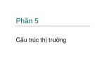 Bài giảng Phần 5: Cấu trúc thị trường