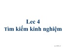 Bài giảng Trí tuệ nhân tạo - Bài 4: Tìm kiếm kinh nghiệm (heuristic)