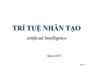 Bài giảng Trí tuệ nhân tạo - Bài 1, 2: Giới thiệu về Trí tuệ nhân tạo - Agen thông minh