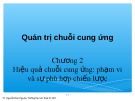 Bài giảng Quản trị chuỗi cung ứng: Chương 2 - TS. Nguyễn Phúc Nguyên