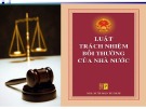 Bài giảng Luật Trách nhiệm bồi thường của Nhà nước