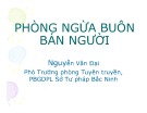 Bài giảng Phòng ngừa buôn bán người