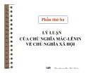 Bài giảng Lý luận của chủ nghĩa Mác –Lênin về chủ nghĩa xã hội: Chương VII - Sứ mệnh lịch sử của giai cấp công nhân và cách mạng xã hội chủ nghĩa