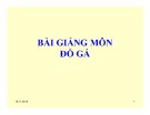 Bài giảng môn Đồ gá