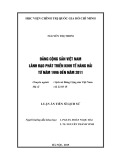 Luận án Tiến sĩ Lịch sử: Đảng Cộng Sản Việt Nam lãnh đạo phát triển kinh tế hàng hải từ năm 1996 đến năm 2011