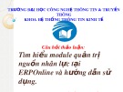 Bài thuyết trình: Tìm hiểu module quản trị nguồn nhân lực tại ERPOnline và hướng dẫn sử dụng