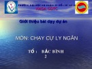 Bài giảng môn chạy cự ly ngắn